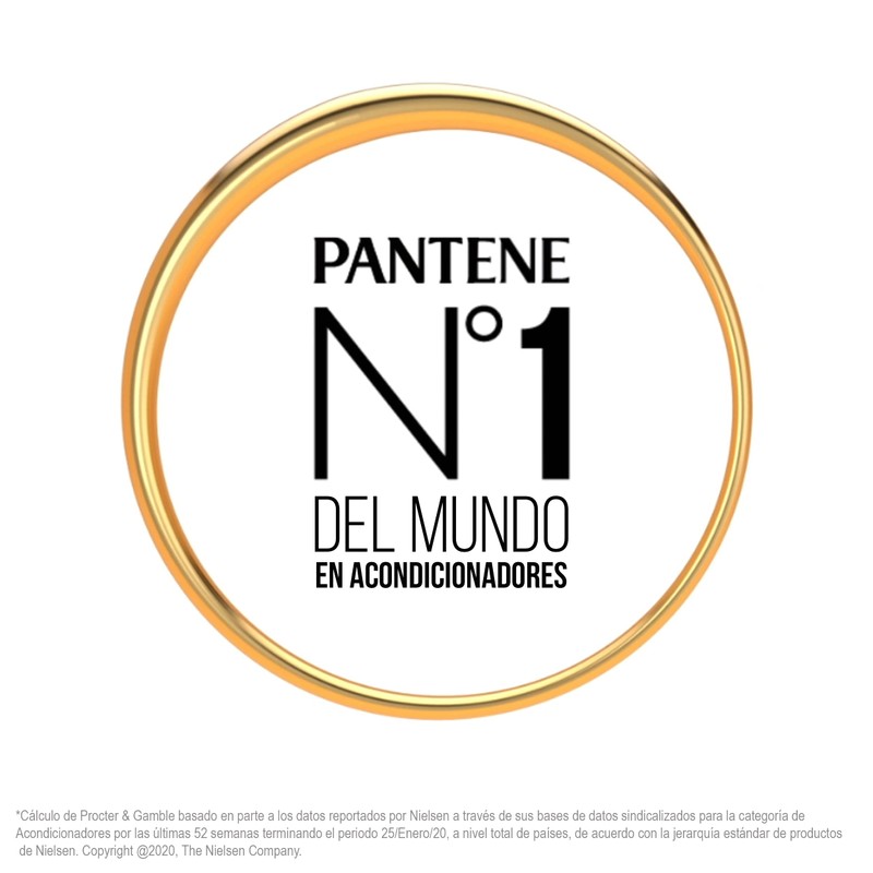 Pantene - Shampoo Rizos Definidos, con Aceite de Coco, Shampoo