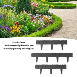 Tgoon 10 Pcs Garden Edging Border, Stone Effect Garden Lawn Edging Minimalist Landscape Border Edging Outdoor Decor, Landscaping Edging for Lawn Garden Flower Bed,The Yard,Lawn Edging