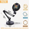 BERYA Embroidery Hoop Stand, Adjustable Embroidery Hoop Holder, Folding Metal