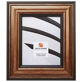 Craig Frames Sonora, Aged Copper and Black Picture Frame, 15 by 19-Inch