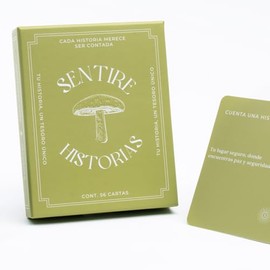 SENTIRE Historias – Juego de Cartas, Juego Mesa Familiar, 56 Cartas para Contar Historias, Compartir Recuerdos y Crear conexión. Regalo Original para Adultos, Amigos, Parejas y Familia