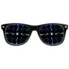 GloFX Ultimate Diffraction Glasses - Black - 3D Prism Effect