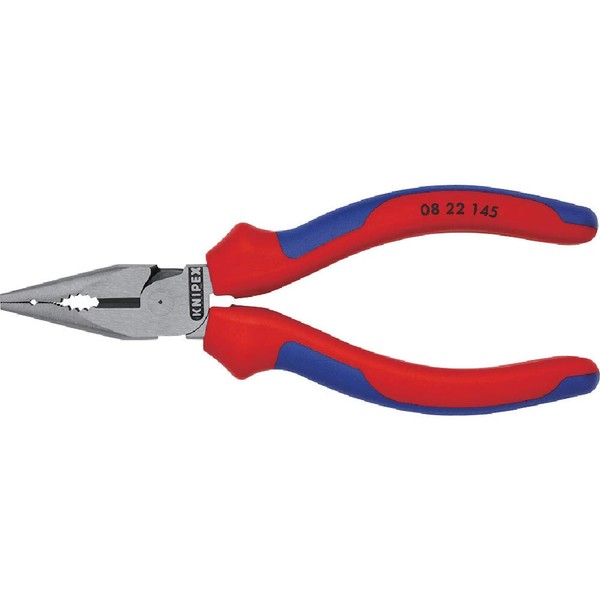 Knipex 08 22 145 Needle-Nose Combination Pliers 5,71" with soft handle
