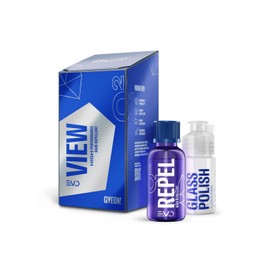 Gyeon View EVO Windshield Ceramic Glass Coating Hydrophobic Rain Repellent Auto Screen Sealant Improves Visibility Safety Self Cleaning Glass Protection with Long Lasting Durability