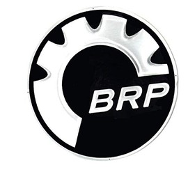 BRP Can-Am Ski-Doo New OEM Round Gear Logo Decal Hood Emblem 48 MM, 516008738