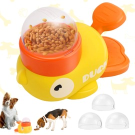 Duck Shape Intelligence Toy - Slow Feeder Dog Cat Dog Toy Intelligence, Interactive IQ Training Toy for Dogs, Reduces Bloating and Anti-Swallowing for Small and Medium