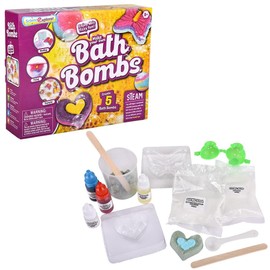 Bath Bomb Science Kit for Kids – Make 5 Custom Fizzy Bath Bombs with Molds, Colors, and Fragrances – Fun & Educational STEM Activity for Children Ages 8 for Learning & Bath Time Fun