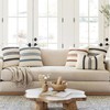 MIULEE Pack of 2 Boho Pillow Covers Navy Blue 20x20