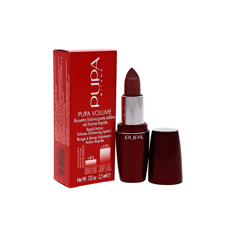 Pupa Milano Pupa Volume Lipstick, 104 Powder Rose, 0.123 Oz