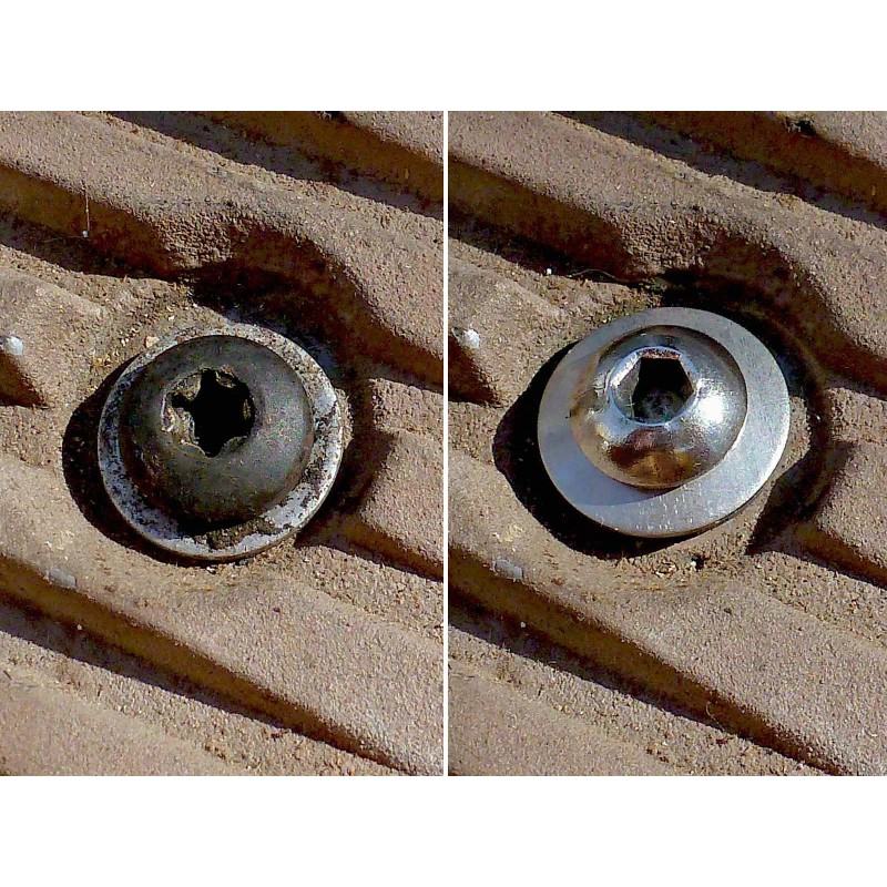 RT Bolts 1985 thru 1991 Corvette C4 Center Hole Valve