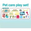 UNOMITOYS 2 IN 1 Pretend Play Pet Trolley Case Dog