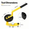Deck Straightening Tool for Board Alignment – Metal Warping Fixer
