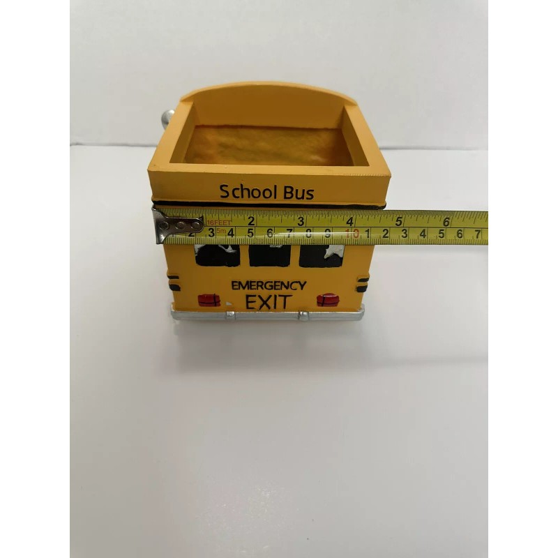 Nancy Pew Cute School Bus Planter - Or Multiply Use