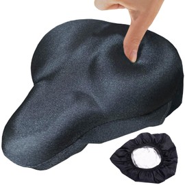 diddley Bicycle Saddle Cover (Recommended by Famous Rock Balancing Artists), Super Thick, Cushion, Painless, Waterproof Cover Included, Exercise Bike, Cross Bike