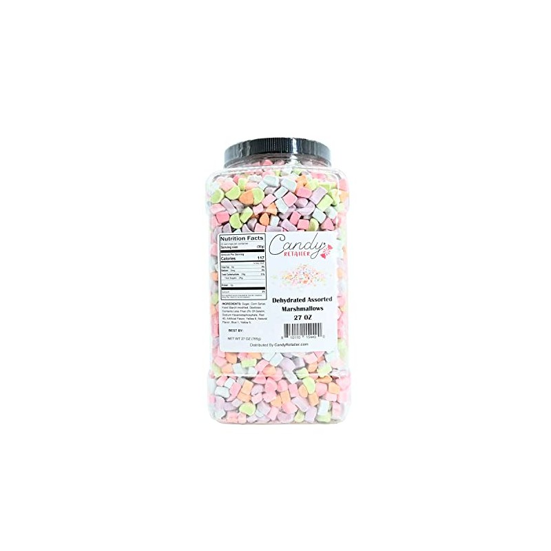 Candy Retailer Assorted Dehydrated Marshmallows - Perfect Dehydrated Bits For