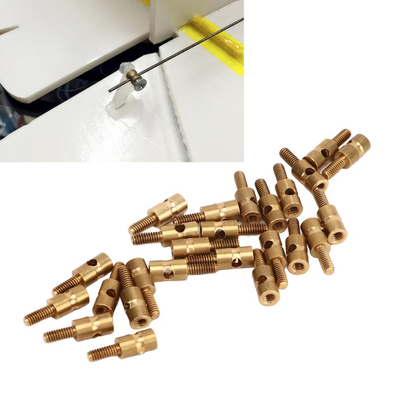 RC Model Pushrod Linkage Stopper 1.5mm Interface Brass Quick Adjust