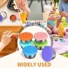 6 PCS Salad Dressing Container, 1.7 oz Small Condiment Containers