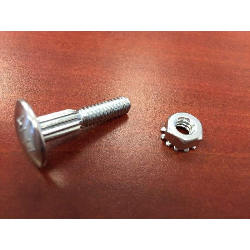 10 Pack - 1 1/4" Carriage Bolt & Nut -