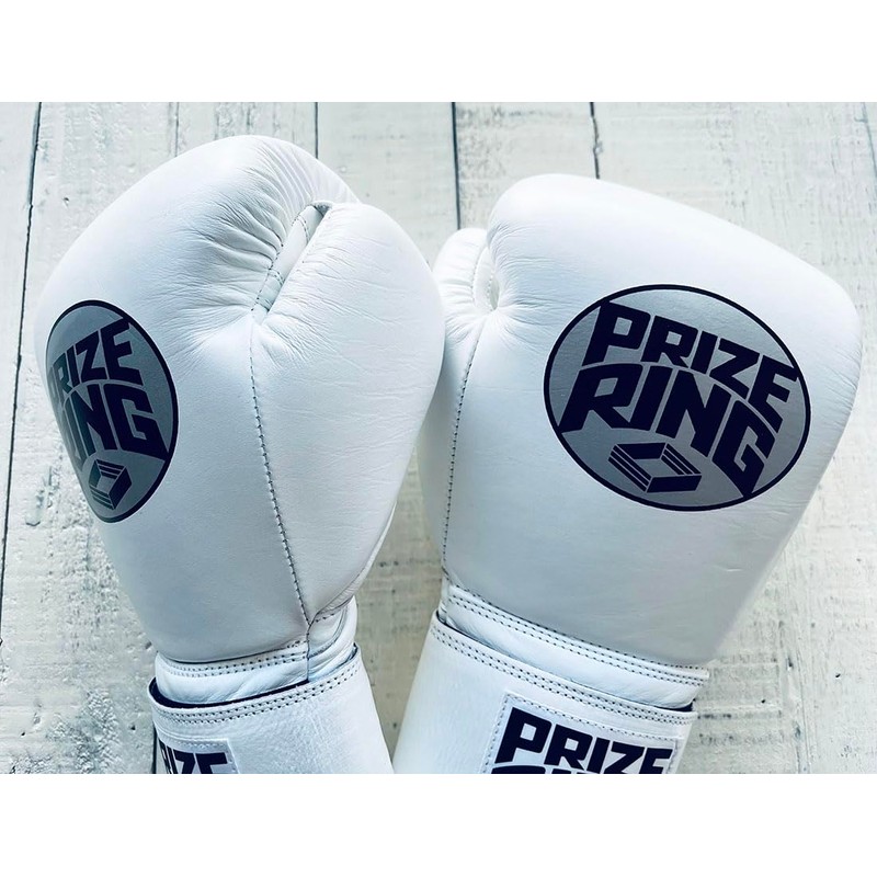 PRIZE RING "Professional SS" White 10oz Boxing Gloves
