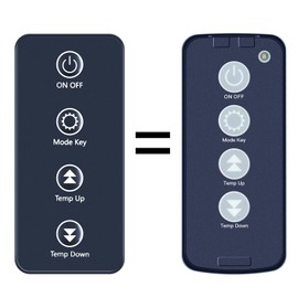 ZWP Replacement Remote Control fit for EdenPURE GEN4 Heater US004 YN022 US1000 USA1000