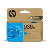 HP 936e EvoMore Cyan Original Ink Cartridge