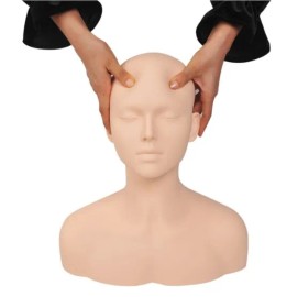 피부 미용 마네킹 학원 실기 실습 연습 시험준비용 모델링 상반신 데콜테 마네킹 Skin Beauty Mannequin for Academy Practical Training Exam Preparation Modeling Upper Body Decollete Mannequin