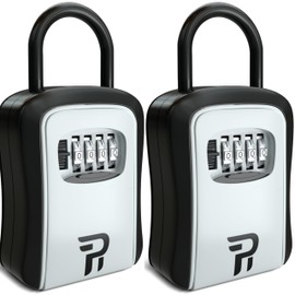 Key Lock Box with Code for Outside - Realtor Lockbox for Keys Outdoor - Combination Lock Box to Hide a Key Outside - Key Cabinets