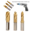 3Pcs Weld Cutter Drill Bit 1/4in 5/16in 3/8in HSS Cobalt