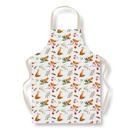 Cooksmart British Designed Christmas Apron | Aprons For Women & Men | Christmas Cooking Apron For All Types Of Kitchens | Apron For Women & Men - A Winters Tale (PVC)