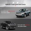 MIROZO Front Silverado Seat Covers, 2PCS Truck Seat Cover Waterproof