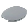 Asiento Con Tapa Redondo Gris Para Wc Exel Premium 92