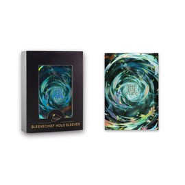 SleeveChief ® Premium Design Trading Card Sleeves | Ultra Durable TCG Game Sleeves with Holo- Effect Backprint | Fit as YuGiOh Sleeves, MTG Card Sleeves & More | Japanese Size | 70 Pcs