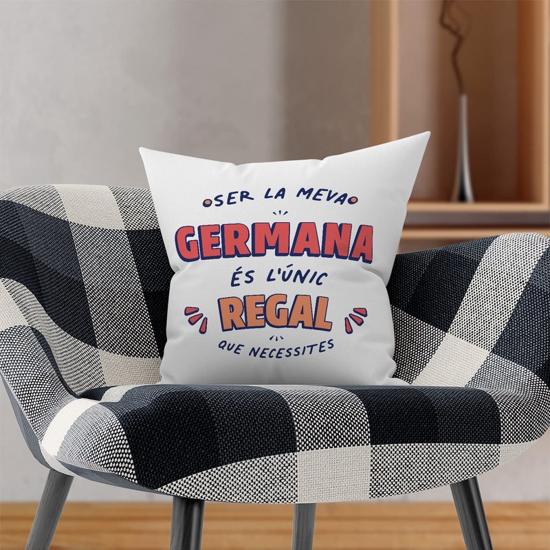 MUGFFINS SISTER Cushion Padding included - in Catalan - Sóc