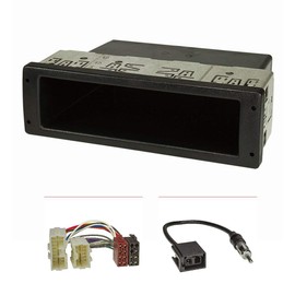 tomzz Audio 2456-002 Radio Fascia Set Professional Version Extremely Stable Compatible with Volvo S70 V70 up to 1999 with Radio Adapter ISO GT5 Antenna Adapter DIN