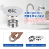 LANMU Washbasin Hair Catcher, 1 Piece Washbasin, Drain Outlet, Garbage