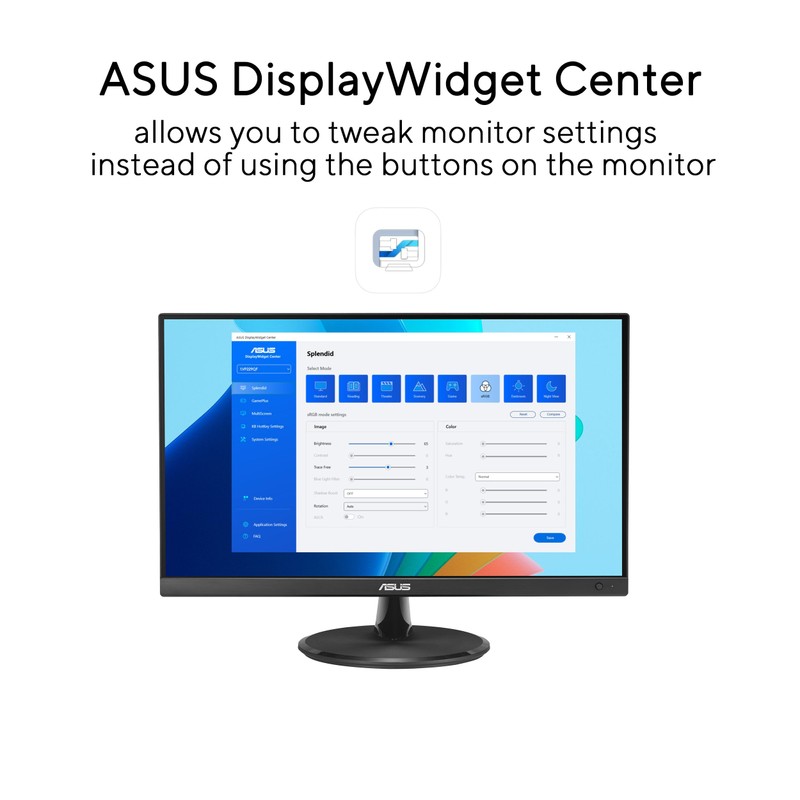 ASUS 22” Eye Care Monitor (VP229QF) – 100Hz, IPS, Full