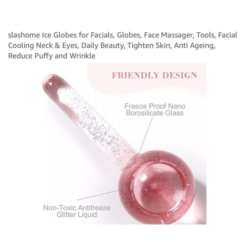Slashome Ice Globes Cryo Facials Globes Face Massager Tools Facial