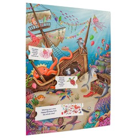 Countdown Calendars™ Kids Birthday Gifts for Ages 2-8, Toddlers (Under-the-Sea - No Chocolates)