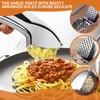Premium Garlic Press, Heavy Duty Easy-to-Clean Garlic Mincer & Crusher,