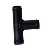HCHCSPEED Universal 1" Aluminum Coolant T-Pipe Fitting 3-Way Radiator Fitting