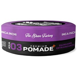 the shave factory Premium Pomade 150ml 03 Fauxhawk Extravaganza with Inca Inchi Extra Hold & Shine