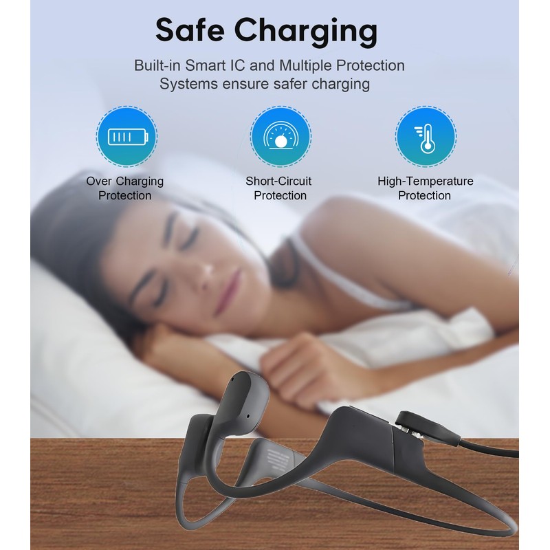 sweguard USB C Charger Cable 3.3ft Magnetic Compatible with AfterShokz