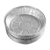 50PCS 9 Inch Disposable Aluminum Foil Plates Round Tin Foil