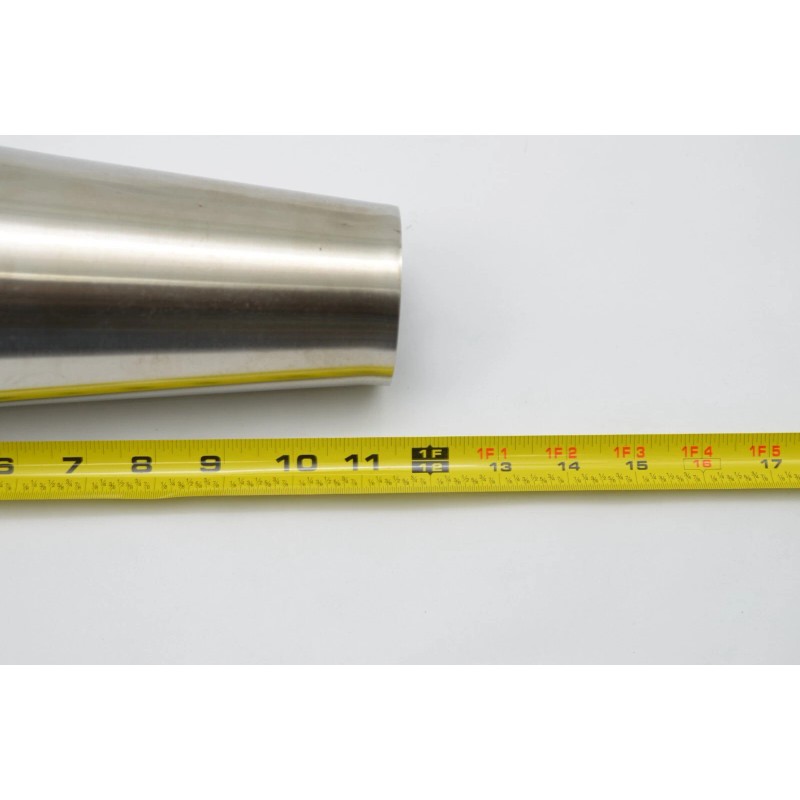 1320 Performance 2.5" inlet 2.5" out megaphone Stainless Reverse Cone