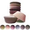 qiqee 300PCS Standard Gradient Cupcake Liners Cupcake Cups 6 Designs