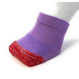 PAX Select #455P #455P No More Tear Toe Socks with Strongest Reinforced Toe Pads, assorted