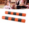 1 Pair Rhythm Sticks Wooden Case Iron Beads Sand Stick