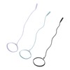 3PCS Eyelash Extension Tweezers Holders Bracelet Silicone Ring Tweezers Protector
