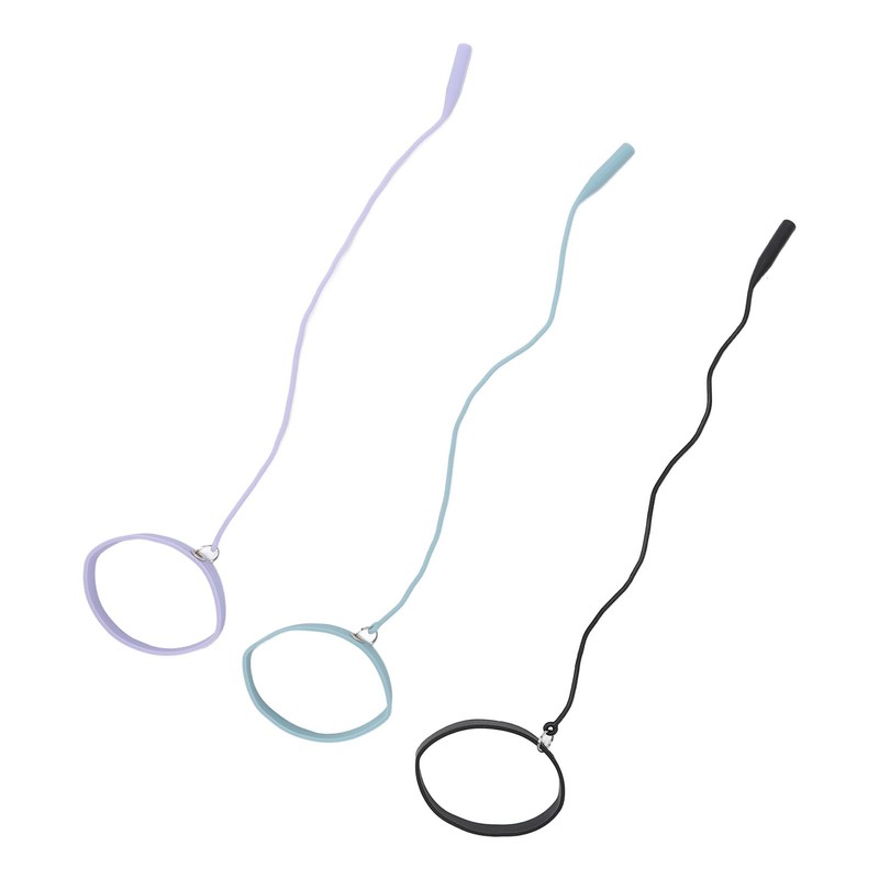 3PCS Eyelash Extension Tweezers Holders Bracelet Silicone Ring Tweezers Protector