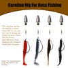 Dovesun Carolina Rig Kit for Bass Fishing Bullet-Weights Carolina Ready